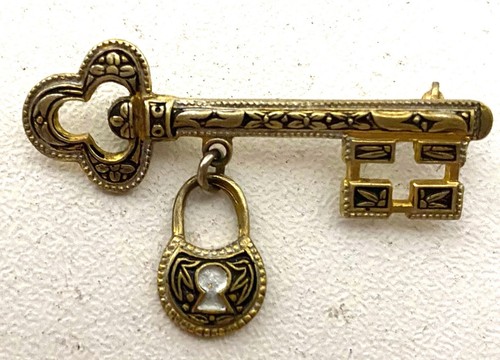 Bijou ancien broche bronze - broche,