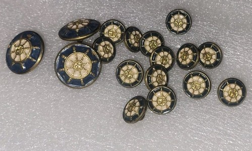 Lot anciens boutons roue - lot,