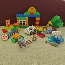 Lego Duplo 6136 - Mon premier Zoo - Complet - Ours Girafe Tigre éléphant 6136-1
