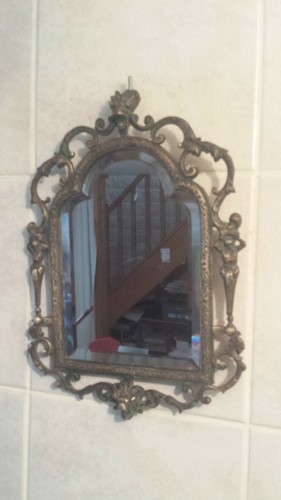 Ancien petit miroir mural