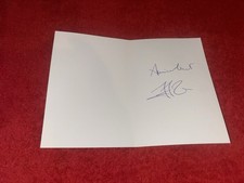 Carte Dédicacée Autograph