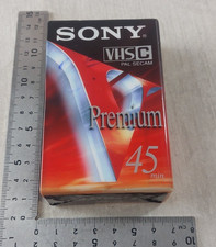 Ancienne cassette vidéo pour camescope, EC-45VG, Sony VHS