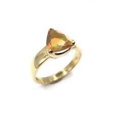 Bague argent 925 plaqué or - bague,