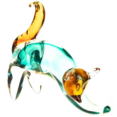 Figurine chat verre - chat,