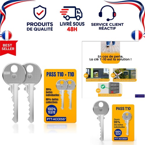 Clé pass ptt - t10, 2