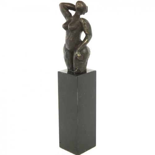 Statue patine bronze antique