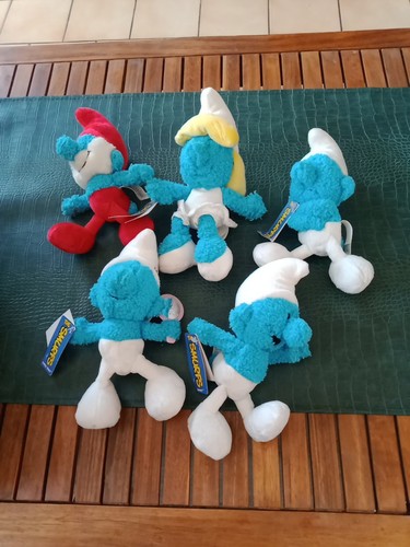 Lot peluches schtroumpfs - de,