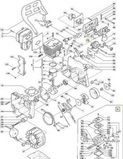 Carburateur ALPINA Tronçonneuse P 400 450 460 500 510 Mod.WT.429 006027