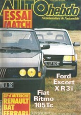 AUTO HEBDO N°382 FIESTA 84 /