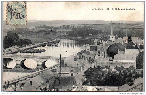 Givet vue generale - -,