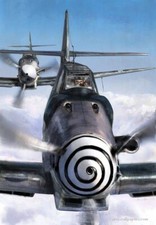 TOILE   avion de chasse