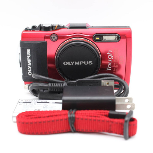 Olympus stylus tough red - olympus,