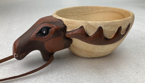 Hand carved cup scandinavian - cup,