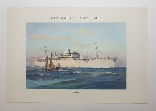 Messagerie maritimes laos - messagerie,