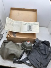 Masque Civilien M39 1939 Complet WW2 Finlandais / Allemand Du Front Intérieur