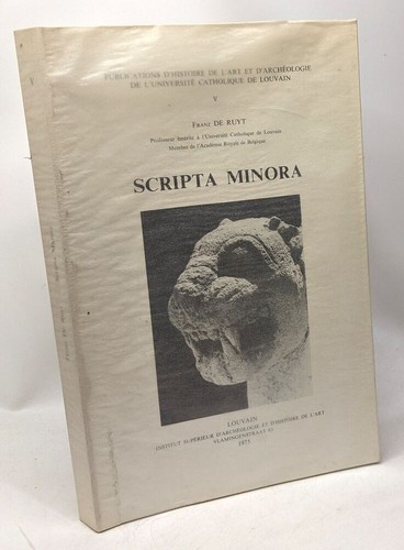 Scripta minora publication - minora,
