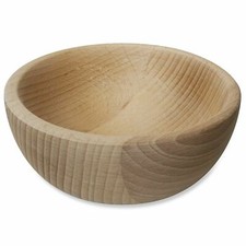 Creative Deco Petit Bol en Bois Naturel | Q12cm x H6cm | Parfait pour Servir