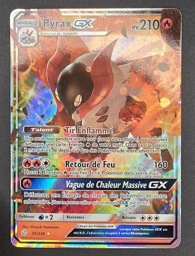 Carte pokemon pyrax 236 - pokemon, gx