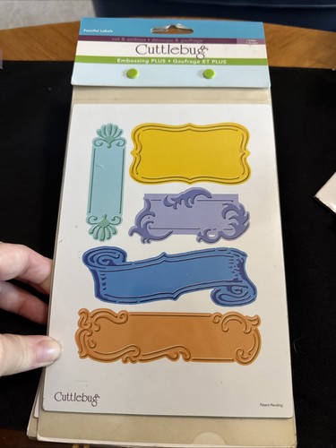 Cuttlebug fanciful labels die - cuttlebug,