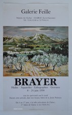 BRAYER–Huiles, Aquarelles
