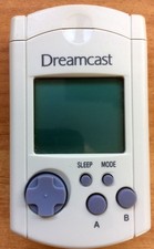 VISUAL MEMORY UNIT OFFICIEL SEGA DREAMCAST PAL EURO AVEC CACHE VMU Très bon état