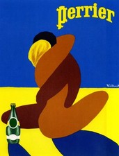Affiche poster perrier - poster,