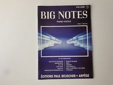 ♫ Partition / Méthode - Big Notes partition piano Facile volume 1 ♫