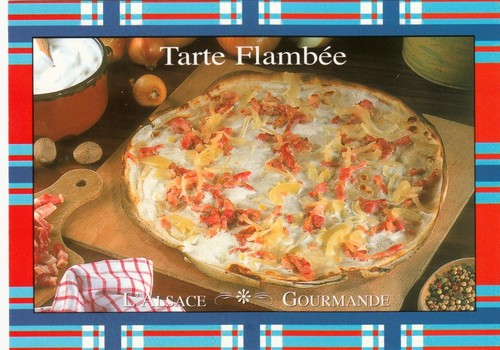 Recette tarte flambée - cp,