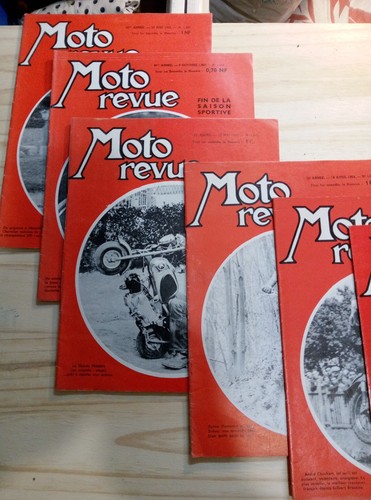 Lot moto revue 1960 1966 - lot,