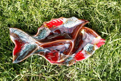Poisson céramique plat