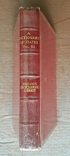A Dictionary of Dates Vol.III
