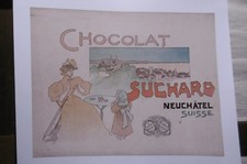AFFICHE   ANCIENNE  CHOCOLAT