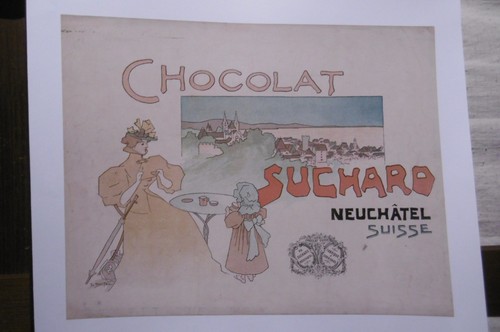 Affiche ancienne chocolat - ,