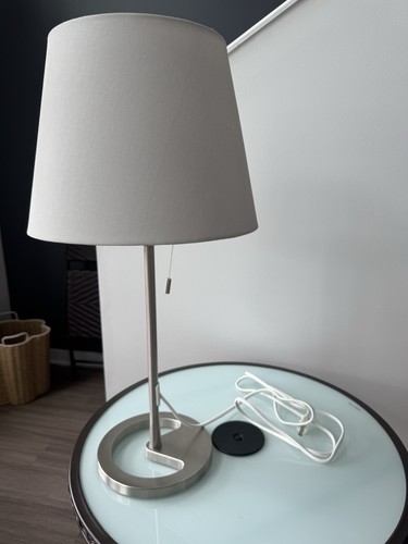 Ikea nyfors table lamp nickel - ikea,
