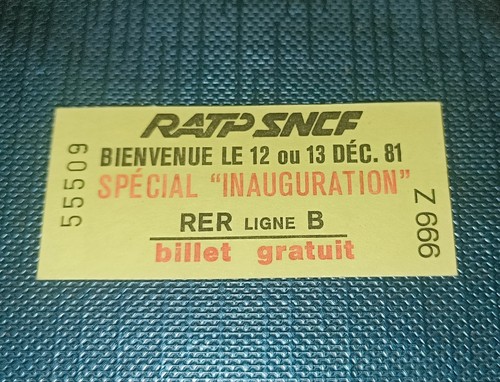 Billet ticket métro ratp - ticket,