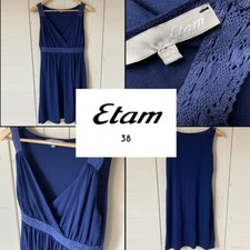 Robe viscose et dentelle ETAM