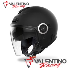 Casque Jet Airoh Helios Black Matt Visière Longue Double Visière Mesure Ms 56 CM