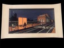 Rare lithographie publicitaire de Tardi pour France Rail (1982)