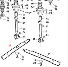 Lame Droite Mulching ORIGINALE