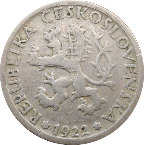 Czechoslovakia koruna 1922 - czechoslovakia,