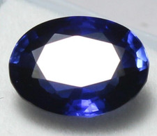 Saphir bleu naturel certifié Sri Lanka de 9,00 ct ovale non chauffé AAA + pie...