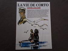 HUGO PRATT - CORTO MALTESE - DESSIN INEDIT - BD - PUBLICITE - ARTICLE PRESSE