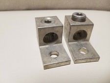 Pair of ITT WIRE CONDUCTOR LUGS AL9CU 350-6 ADR35