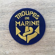 TROUPES DE MARINE INSIGNE TISSU FRANCAIS OCCASION