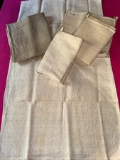 5 torchons très anciens en