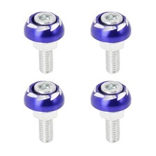 4pcs 6mm Métal Moto License