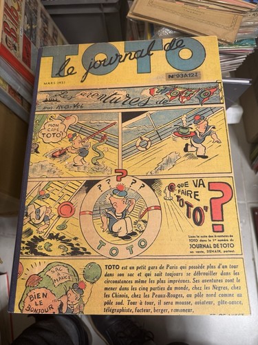 Journal toto reliure - toto,