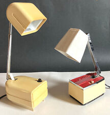 2 lampes de bureau téléscopiques vintages / liseuses