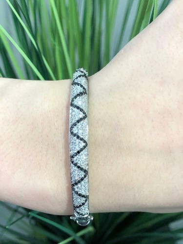 Platine argent sterling noir - argent,
