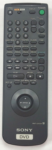 Sony rmt d105a remote control - rmt-d105a,